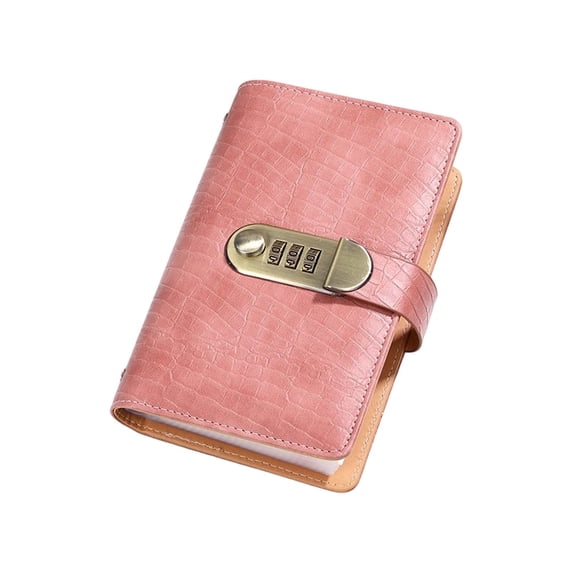 Notebook With Lock For Home And Office, Portable Journal With ...