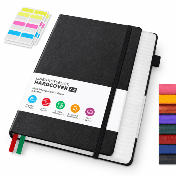 Notebooks College Ruled A4 (8.5 X 11) Large Notebook Journal With ...