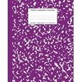 thumbnail image 1 of Notebooks College Ruled: Marble Composition Notebook College Ruled: Purple Marble Notebooks, School Supplies, Notebooks for School (Paperback), 1 of 1