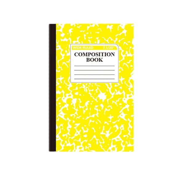 Notebooks Journal, Marble Pattern Bulk Writing Diary Planner, 60 Pages, 30 Sheets, for Home, Office Or School Supplies, A5 Notebook Yellow