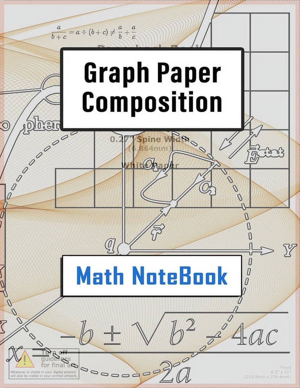 Notebooks for Kids Math Notebook 1/2 Inch Squares Graph Paper