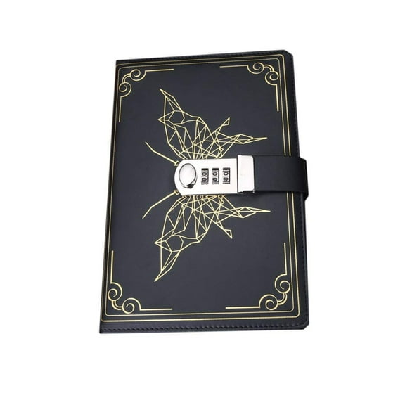 Notebooks Notebook Diary Journal Three-Digit Password Combination Lock Perfect for College Or Homeschool 200 Pages Paper