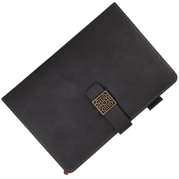 FUEENIRVA Planning Notebook Black 1Set