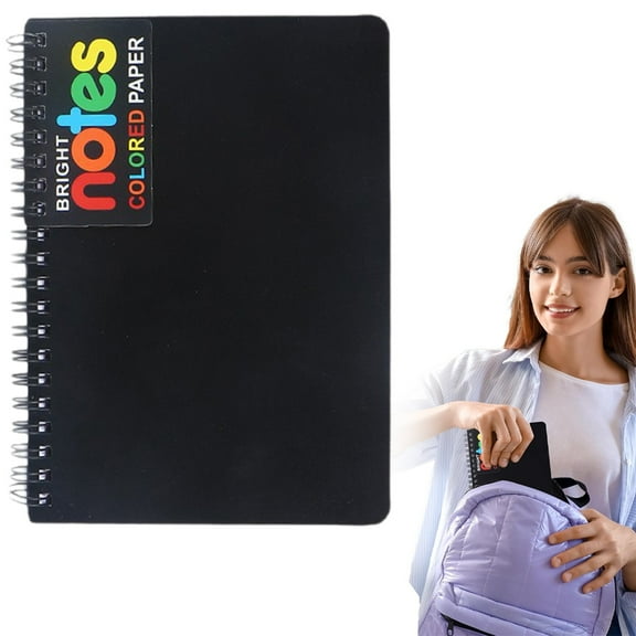 Notebooks Wirebound College Ruled Note Books Colored Lined Paper Perforated Notepad Memo Books Poly Cover Journaling Notebook 1 Sheets
