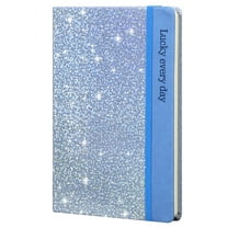 Notebooks for Work Clearance, Furenl Glitter Notebook 8.3X5.7” 240 Lined Pages Glitter Never Peel Off Journal Forcollege Ruled A5 Hardcover Notebooks for Teens Women Writing Note Taking Wor