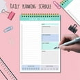 thumbnail image 1 of Notebooks for Work Daily To-Do Notepad, To-Do List Notepad Time Management Task Plan List Notebook Organizer For School Office Supplies, Undated Agenda 60 Sheets, 1 of 6