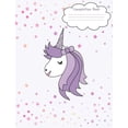 thumbnail image 1 of Notebooks by Someday Designs Composition Unicorn Face Wide Ruled Writing Notebook & Sketch Book, 1 of 1
