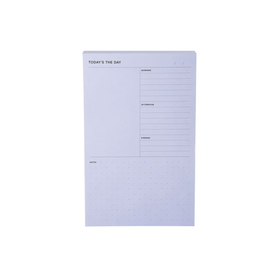 Noted by Post-it®, Blue Daily Planner Pad, 4.9 in. x 7.7 in.