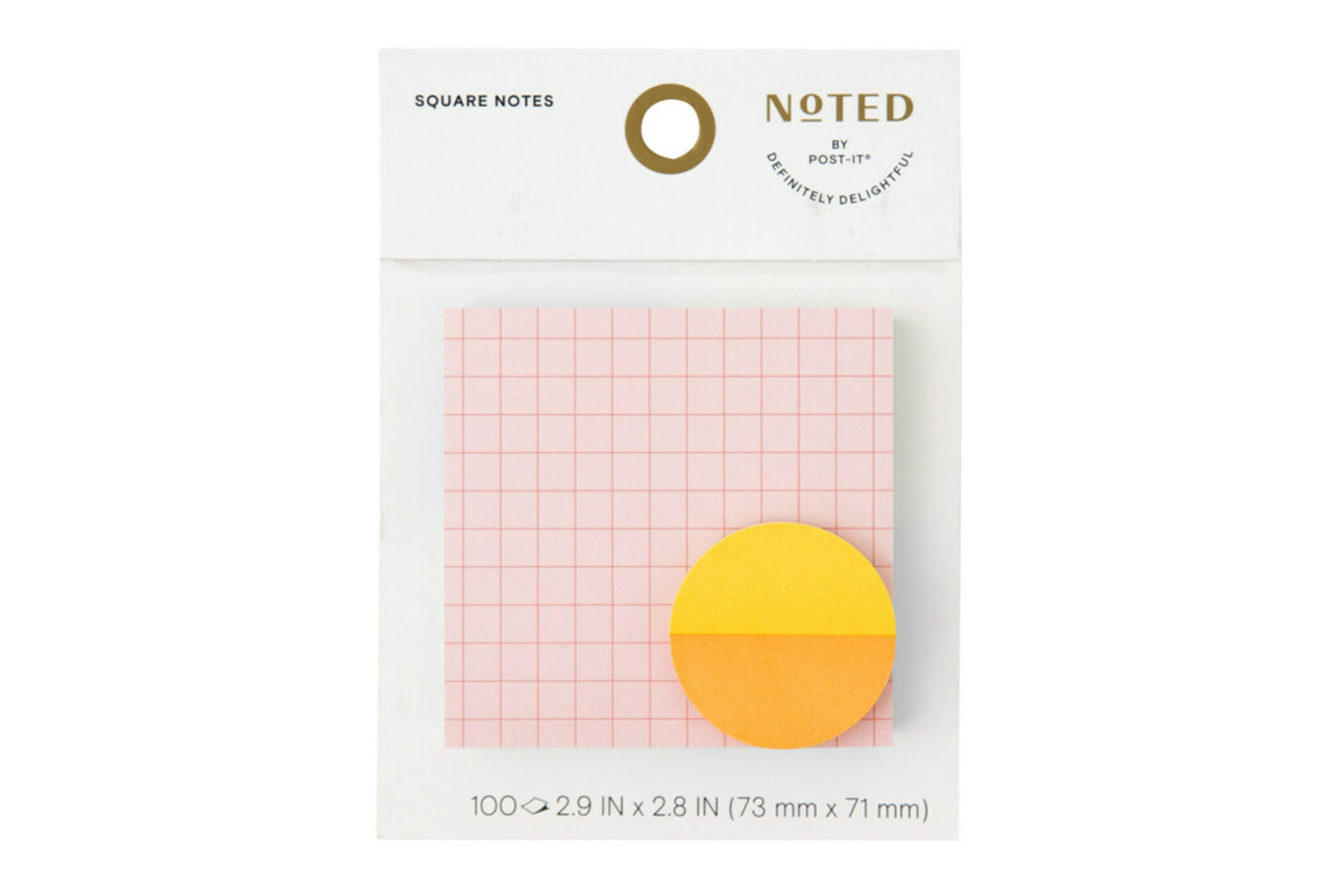 Noted by Post-it®, Pastel Color Pens, Orange, Yellow, Pink, Felt tip, Ink  color matches barrel, 3 Pens/Pack