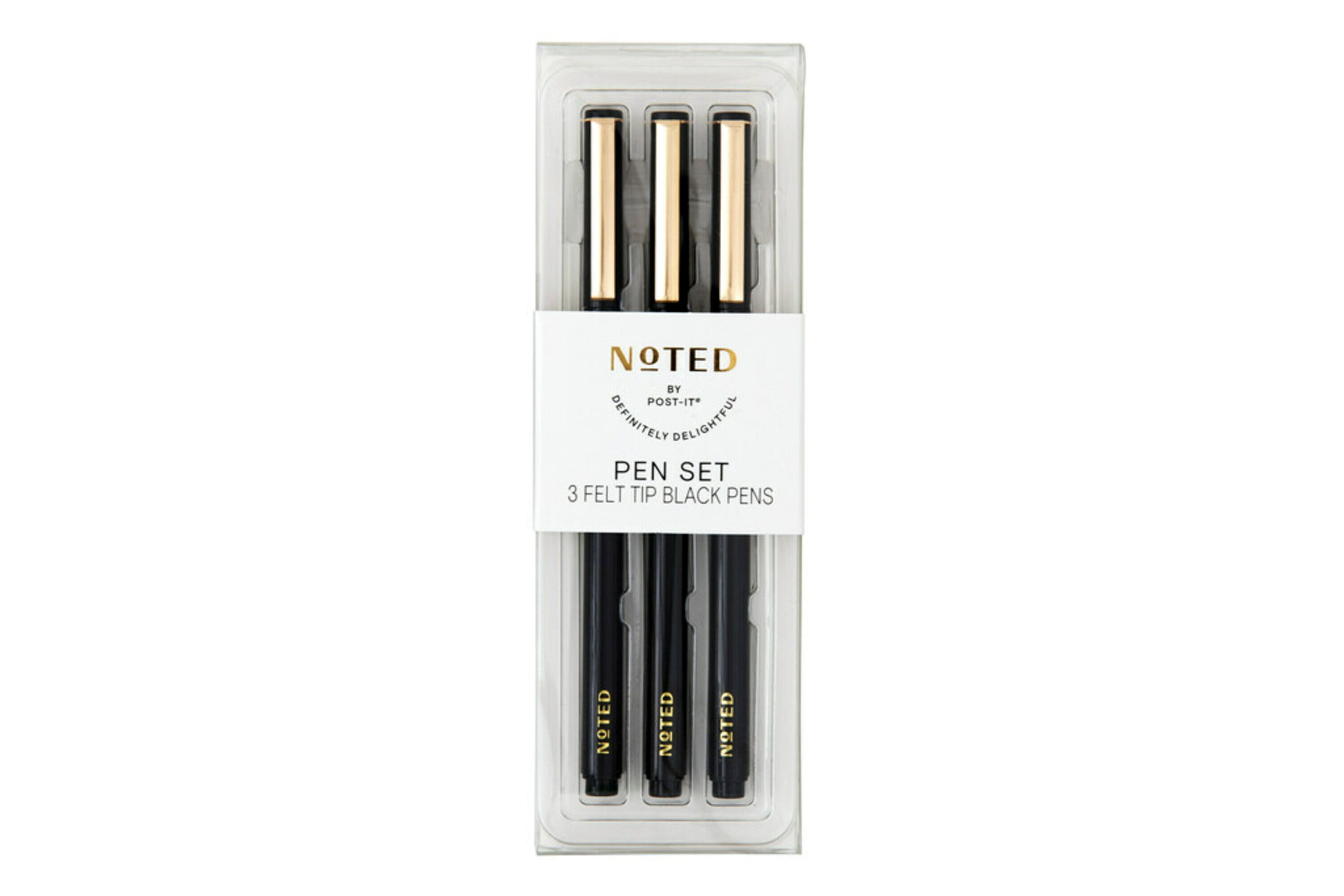 Black Pen And Sticky Note Set Smooth Writing Fun Out Of Fcks Pen Pad Set