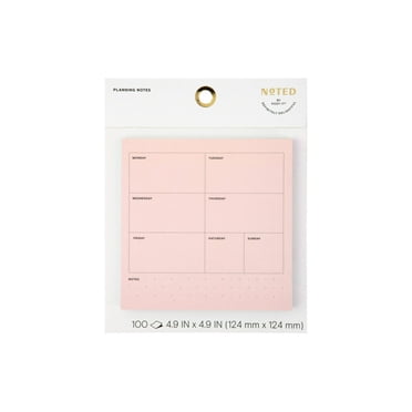 The Sticky Weekly Planner In 4 Colors Stick On Anywhere Disposable...