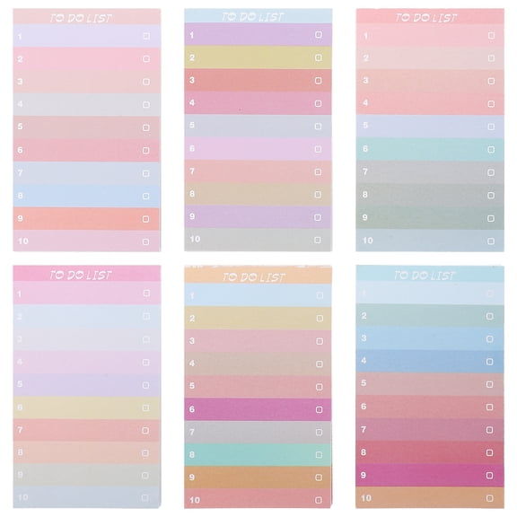 Toyandona Cute Memo Pads Memo Pad Paper 6Pcs