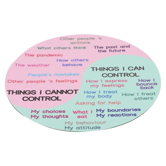 Magnetic PVC Feeling Chart Sticker for Home Decor Assorted Color Visual Poster 1 Piece