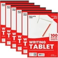 thumbnail image 1 of E-CLIPS USA Ruled Writing Tablet Small Note Pads, 9” x 6”, 100-Sheet Pad, 3-Pack, 1 of 7