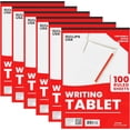 thumbnail image 1 of E-CLIPS USA Ruled Writing Tablet Small Note Pads, 9” x 6”, 100-Sheet Pad, 6-Pack, 1 of 7