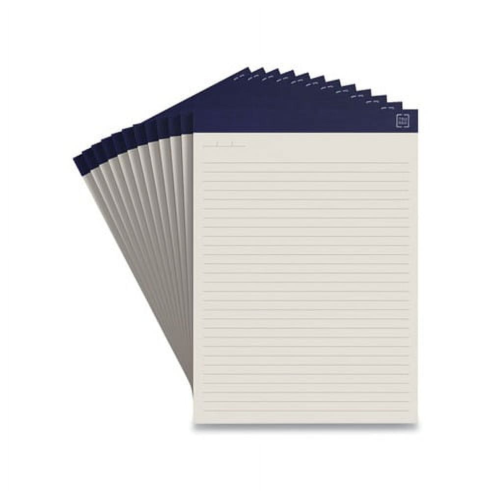 Notepads Wide/Legal Rule Wide/Legal Rule, Ivory Sheets, 8.5 x 11.75, 50 ...