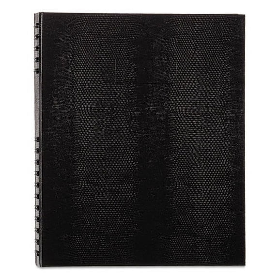Notepro Notebook, 1 Subject, Medium/college Rule, Black Cover, 11 X 8.5, 100 Sheets | Bundle of 10 Each