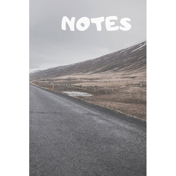 Notes : 90 Pages of 6 X 9 Inch White Numbered Pages No Lines (Paperback)