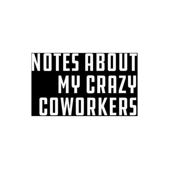 Notes About My Crazy Coworkers: Graph Paper Notebook, 6x9 Inch, 120 pages (Paperback)