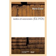 Notes Et Souvenirs, Paperback