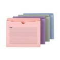thumbnail image 1 of Notes File Jackets Straight Tab, 2" Expansion, Letter Size, Assorted Colors, 12/Pack, 1 of 4