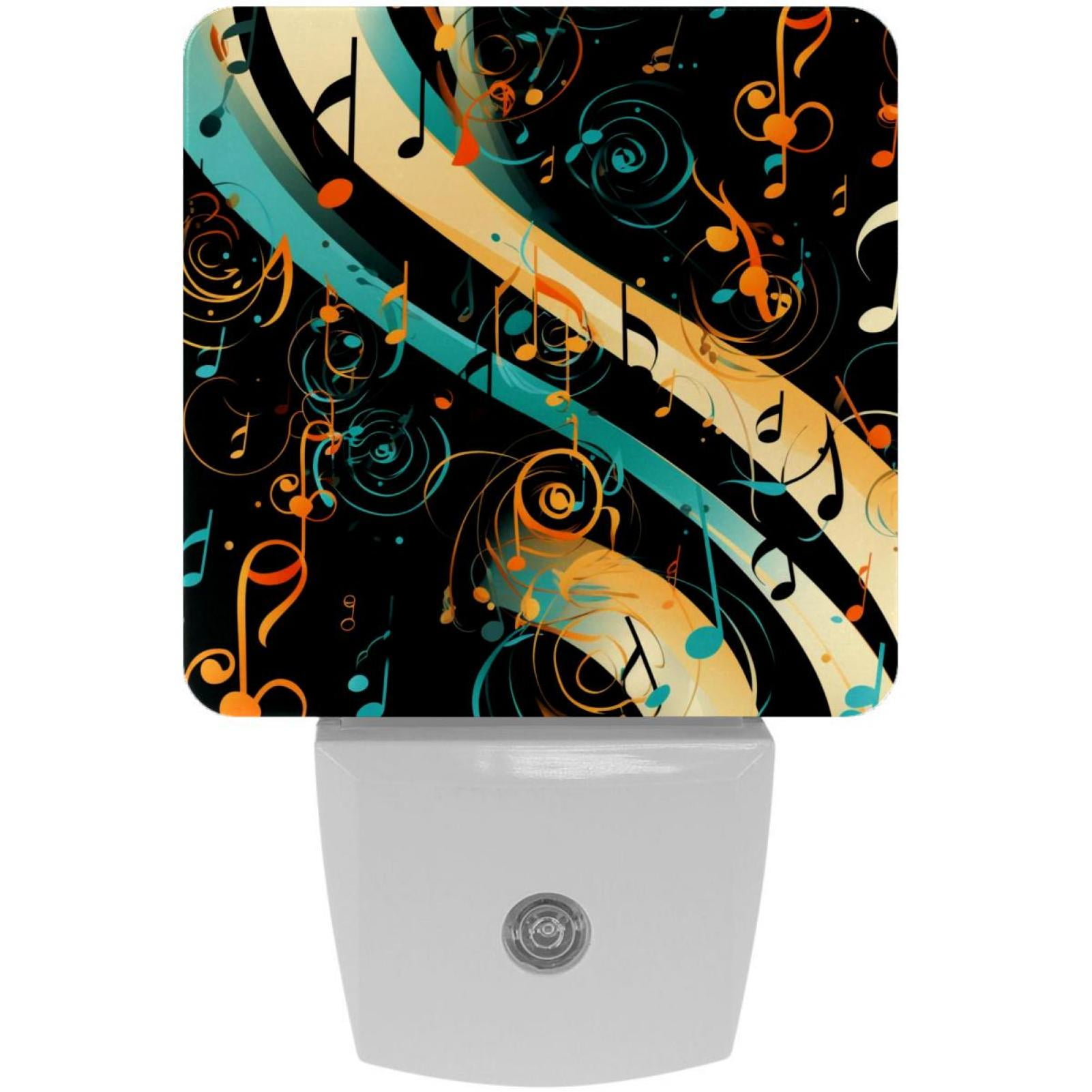 Notes LED Square Night Lights- Modern and Energy Efficient Bedside ...