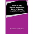 thumbnail image 1 of Notes Of Post Mortem Inquisitions Taken In Sussex. 1 Henry Vii, To 1649 And After, (Paperback), 1 of 1