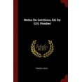 thumbnail image 1 of Notes On Leviticus, Ed. by G.H. Pember (Paperback), 1 of 1