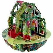 Notes & Queries Secret Garden Greenhouse Santoro Pirouettes 3D Pop Up Keepsake Greeting Card
