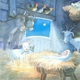 thumbnail image 1 of Notes & Queries The First Christmas: Baby Jesus with Animals Package of 8 Christmas Cards, 1 of 2