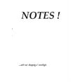 thumbnail image 1 of Notes !: ... att va' deppig e' oroligt, (Paperback), 1 of 1