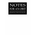 thumbnail image 1 of Pre-Owned Notes for an Obit (Paperback) 1587361051 9781587361050, 1 of 1