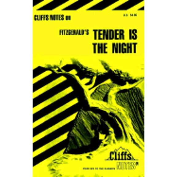 Pre-Owned Cliffsnotes Tender Is the Night (Paperback) 0822012413 9780822012412
