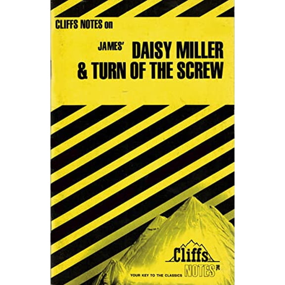 Pre-Owned Notes on James' "Daisy Miller" and "Turn of the Screw" (Cliffs notes) Paperback