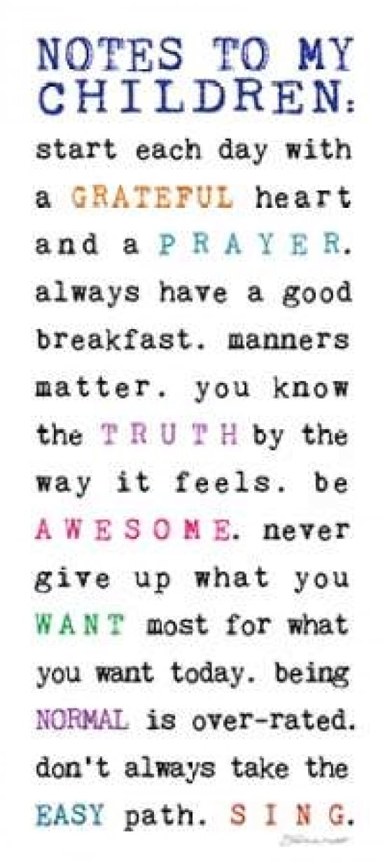 Notes to Children VI Canvas Art - Stephanie Marrott (10 x 20)