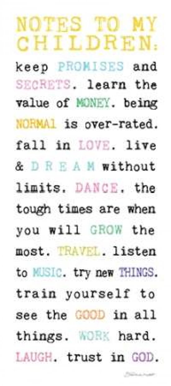 Notes to Children VII Canvas Art - Stephanie Marrott (10 x 20)