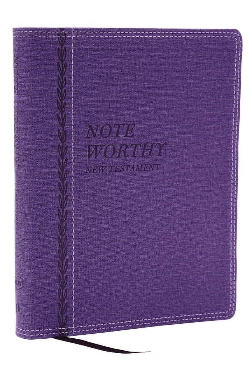 Noteworthy New Testament: Read and Journal Through the New Testament in a Year (Nkjv, Purple Leathersoft, Comfort Print), (Hardcover)