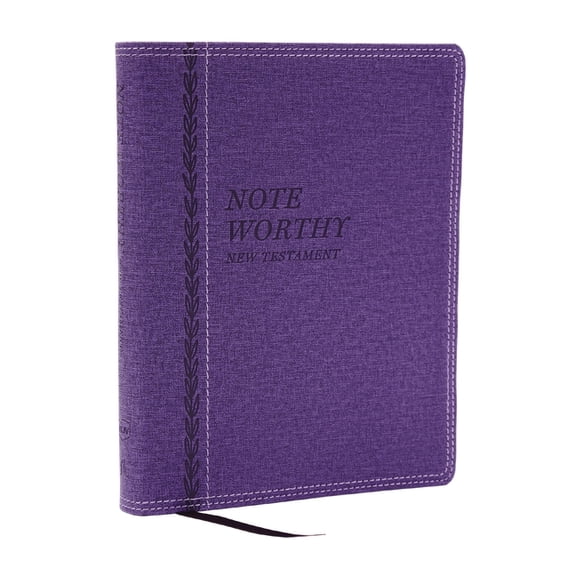 Noteworthy New Testament: Read and Journal Through the New Testament in a Year (Nkjv, Purple Leathersoft, Comfort Print), (Hardcover)