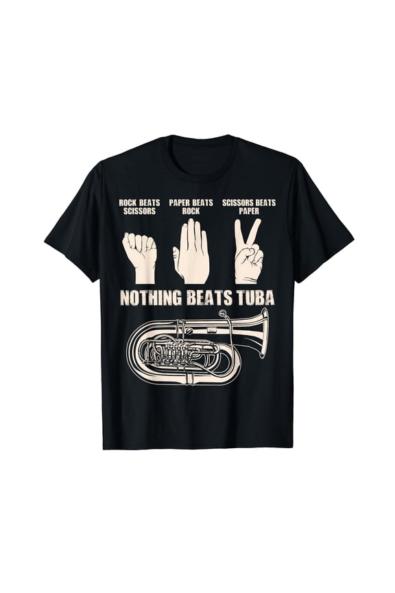 Nothing Beats Tuba Music Instrument Player Cute Tubists Gift T-Shirt