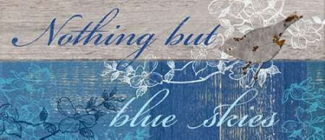 Nothing But Blue Skies Canvas Art - Sam Appleman (10 x 20)