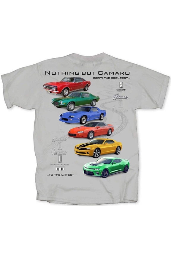 Nothing But Camaros Chevrolet Men's T shirt(Joe Blow t's) Licensed