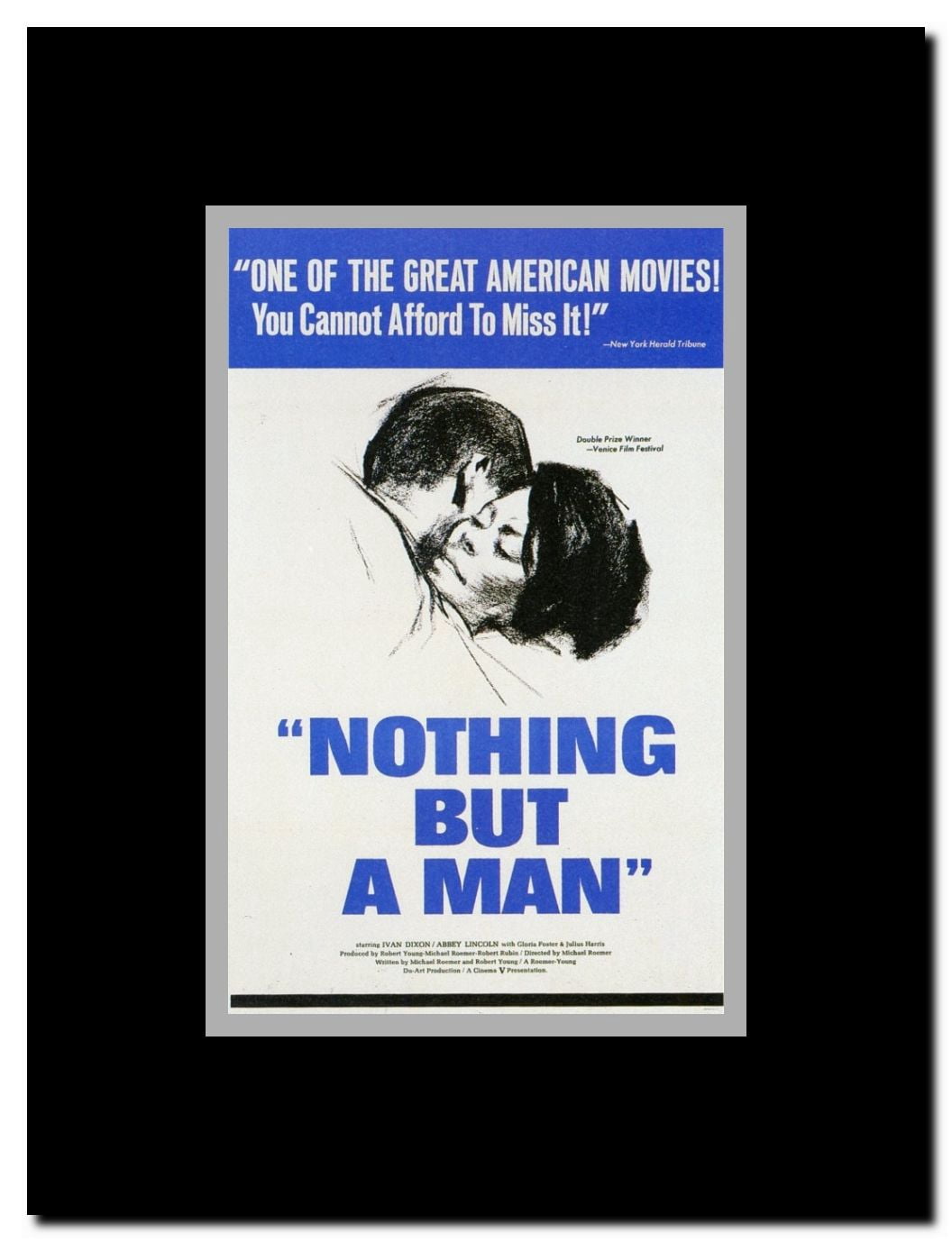 Nothing But a Man Framed Movie Poster