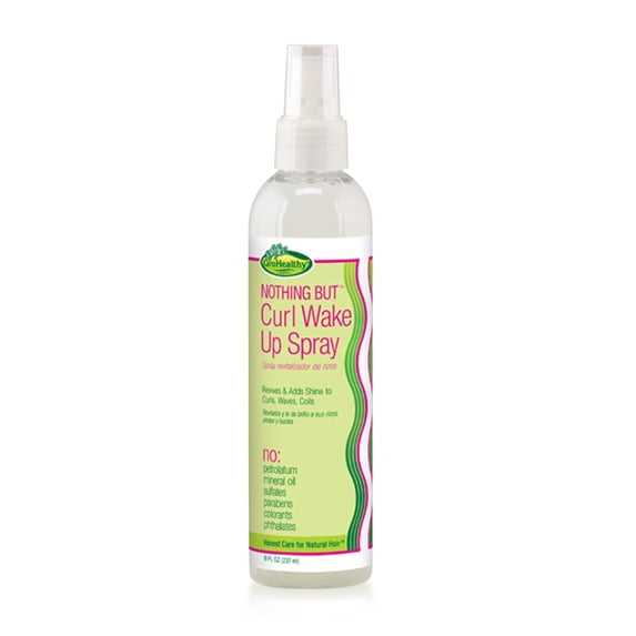 Nothing But Curl Wake Up Spray - Sulfate-Free Curl Defining, Curl Refresher Spray for Curly Hair Detangles, Conditions, and Adds Shine for All Types of Curly, Healthy, Natural Hair - 8 oz (Pack of 1)