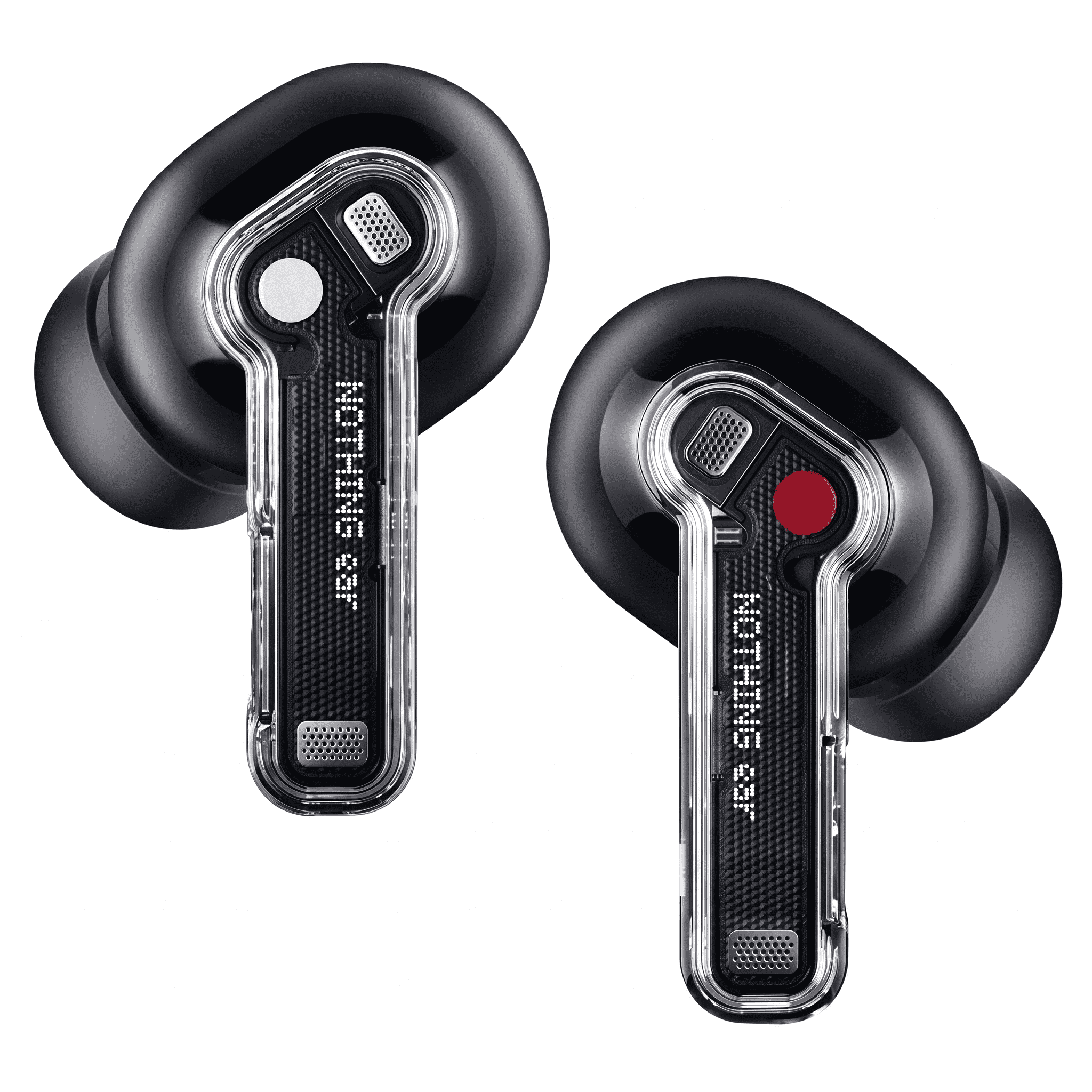 Nothing Ear Wireless Earbuds Bluetooth, 45dB Hybrid Smart ANC Earbuds, 11mm Deep Bass Boost, Hi-Res Audio with LDAC & LHDC 5.0, 6 Mics Call, 40.5H Playtime with Fast Charging Case, ChatGPT Supported