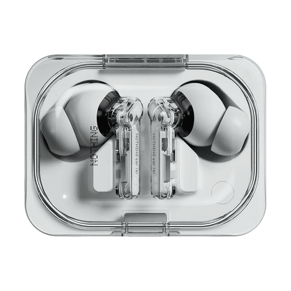 Nothing Ear (a) Wireless Earbuds, ChatGPT AI, 45dB ANC, 42.5H Battery, Hi-Res Sound, Lightweight Fit, for iPhone/Android White