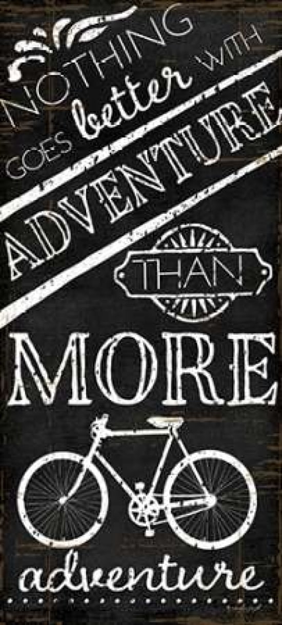 Nothing Goes Better with Adventure Canvas Art - Jennifer Pugh (24 x 48)