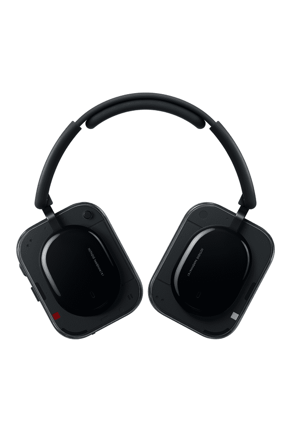 Headphone (a) 2026 New, Adaptive Active Noise Cancelling Headphones, Wireless Over Ear Bluetooth 5.4 ANC Headset with LDAC Hi-Res, 5 HD Mics Ultra Bass via APP, 135 Hours Playtime, Black