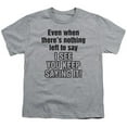 thumbnail image 1 of Nothing Left to Say-Short Sleeve Youth 18-1 T-Shirt, Athletic Heather - Extra Large, 1 of 1