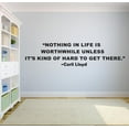thumbnail image 1 of Nothing In Life Is Worthwhile Unless Its Kind Of Hard To Get There Carli Lloyd Sports Motivation Life Quote Custom Wall Decal Vinyl Sticker 20 Inches X 30 Inches, 1 of 1