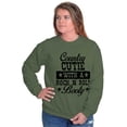 thumbnail image 1 of Nothing Like Southern Girl Country Women Crewneck Sweatshirt Brisco Brands S, 1 of 6